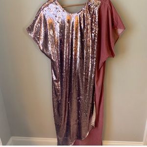 NEW ASOS velvet & sequin asymmetric midi dress. 12
